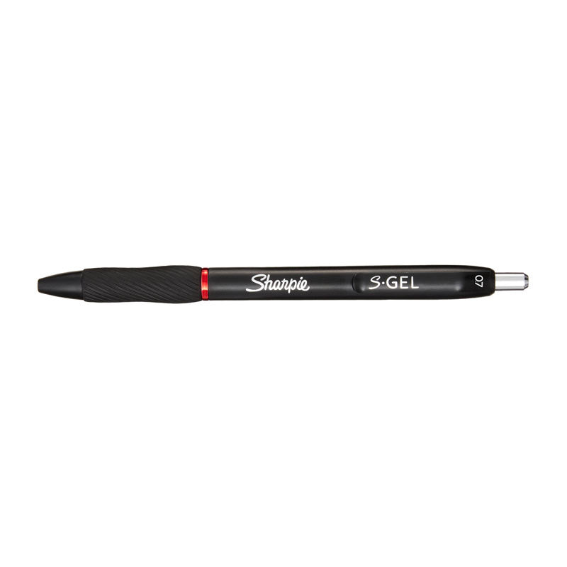 SHARPIE Retractable Pen 0.7mm Red Box of 12 - Smooth Writing Experience - SuperSaverAU - view 1