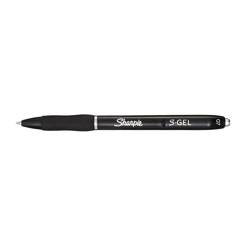 SHARPIE Retractable Pen 0.7mm Black Box of 12 - Smooth Writing - SuperSaverAU - view 1