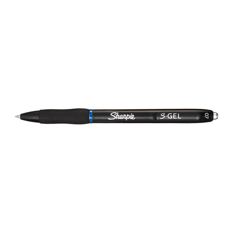 SHARPIE Retractable 0.7mm Pen Blue - Box of 12 - SuperSaverAU - view 1