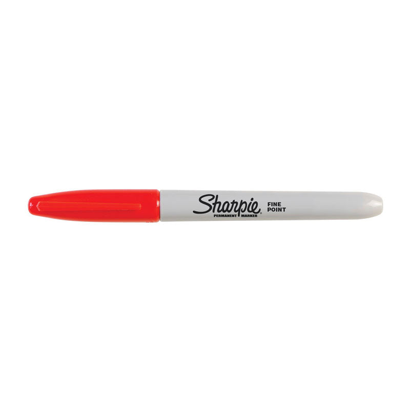 SHARPIE Fine Point Permanent Marker Red - Box of 12