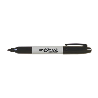 SHARPIE Super Fine Point Permanent Markers Black, Box of 12