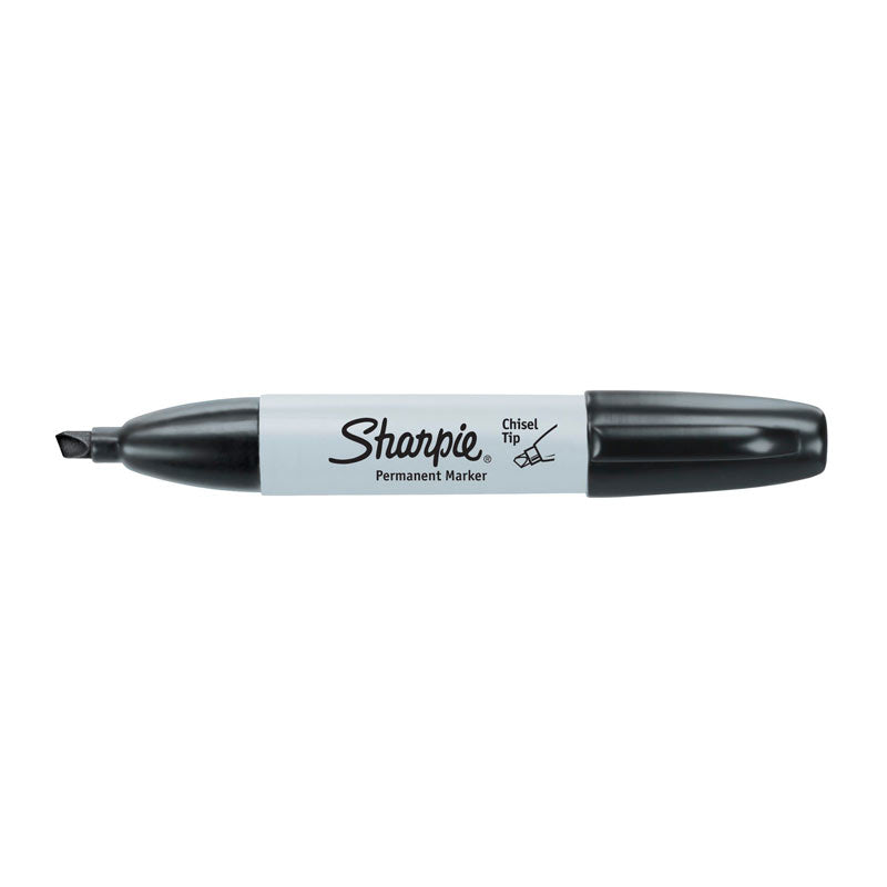 SHARPIE Chisel Tip Permanent Marker Black - Box of 12 - SuperSaverAU - view 4