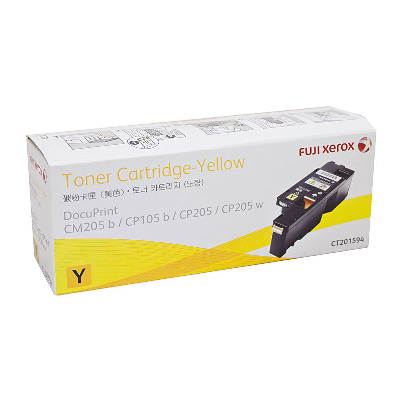 FUJI Xerox Yellow Toner CT201594 Genuine 1,400 Page Yield - SuperSaverAU - view 1