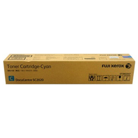 FUJI Xerox Cyan Toner CT202247 Printer Cartridge - SuperSaverAU - view 1