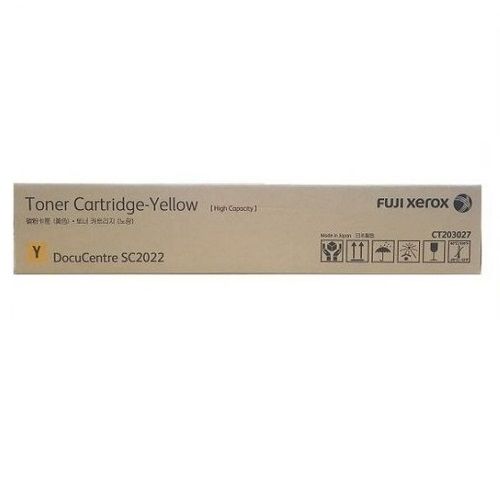 FUJI Xerox CT203027 Yellow Toner Cartridge - SuperSaverAU - view 1