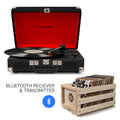 CROSLEY Cruiser Black Bluetooth Turntable with Record Storage Crate - SuperSaverAU - view 5