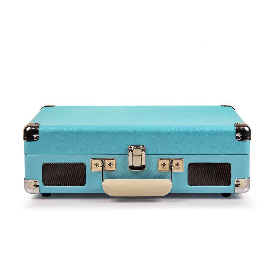 Crosley Cruiser Turquoise Bluetooth Portable Turntable with 3-Speed and Record Storage Crate - SuperSaverAU - view 4