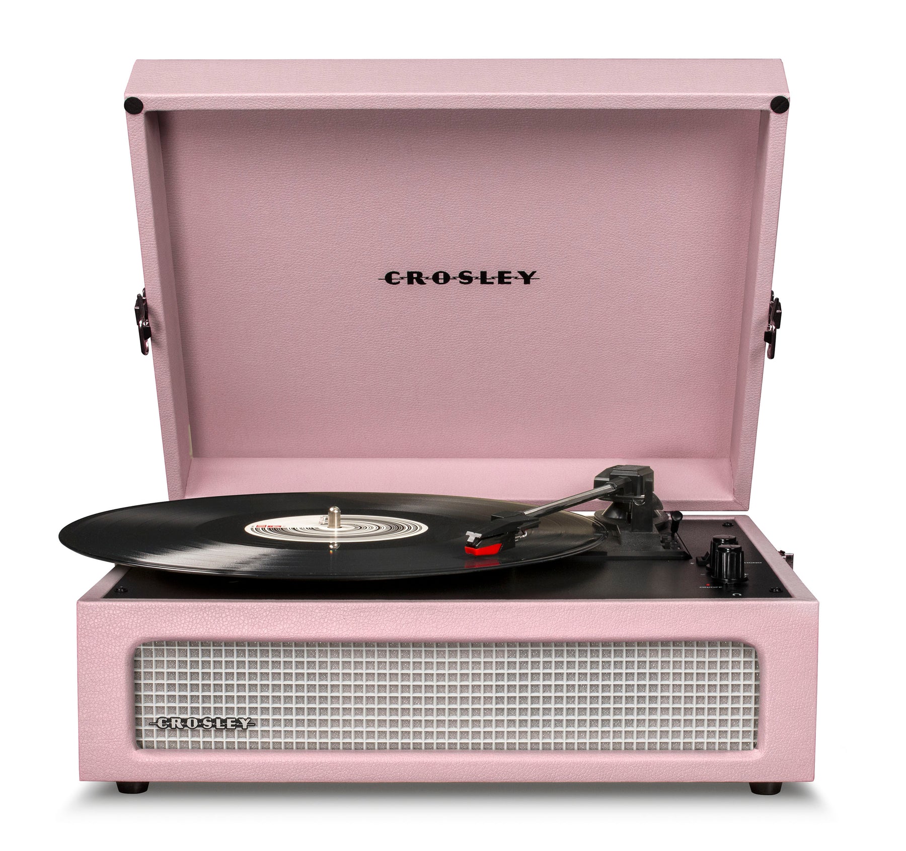 Crosley Voyager Amethyst Bluetooth Portable Turntable 3-Speed with Record Storage Crate - SuperSaverAU - view 1