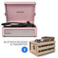 Crosley Voyager Amethyst Bluetooth Portable Turntable 3-Speed with Record Storage Crate - SuperSaverAU - view 5
