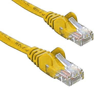 8WARE Cat5e UTP Ethernet Cable 1m Yellow - SuperSaverAU - view 1