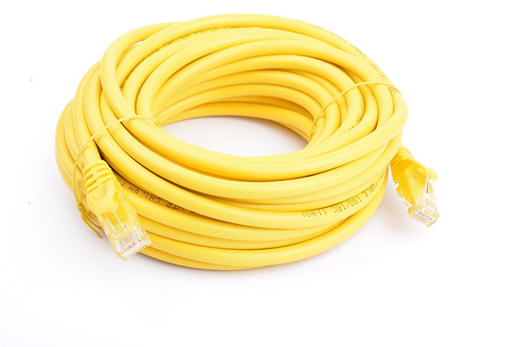 8WARE Cat6a UTP Ethernet Cable 10m Snagless Yellow - SuperSaverAU - view 1