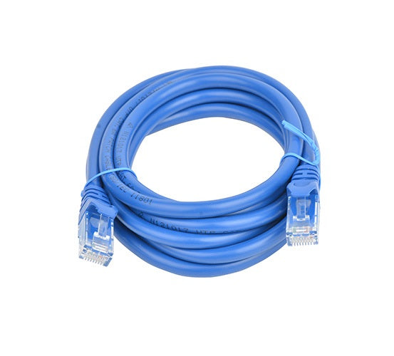 8WARE Cat6a UTP Ethernet Cable 2m Snagless Blue - SuperSaverAU - view 1