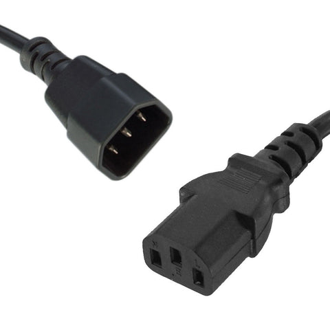 8WARE Power Cable Extension 1.8m IEC-C14 to IEC-C13 Male to Female - SuperSaverAU - view 1