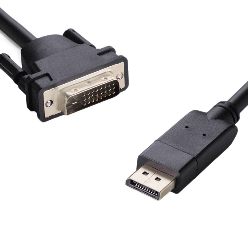 8WARE DisplayPort DP to DVI Male 2m (Gold-flash) to Male (Gold flash), 28AWG * 5P - SuperSaverAU - view 1