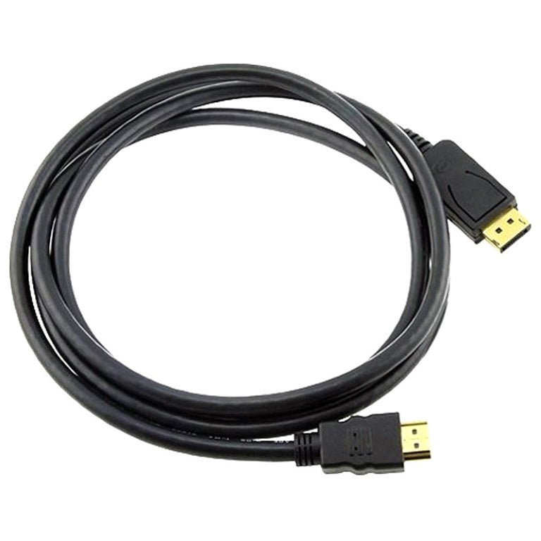 8WARE DisplayPort DP to HDMI Cable 2m - 20 pins Male to 19 pins Male Gold plated RoHS - SuperSaverAU - view 1