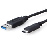 8WARE USB 3.1 Cable 1m Type-C to A Male to Male Black 10Gbps - SuperSaverAU - view 1
