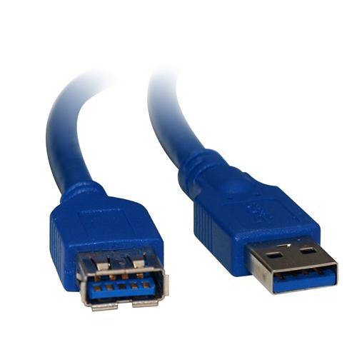 8WARE USB 3.0 Extension Cable 2m A to A Male to Female Blue - SuperSaverAU - view 1