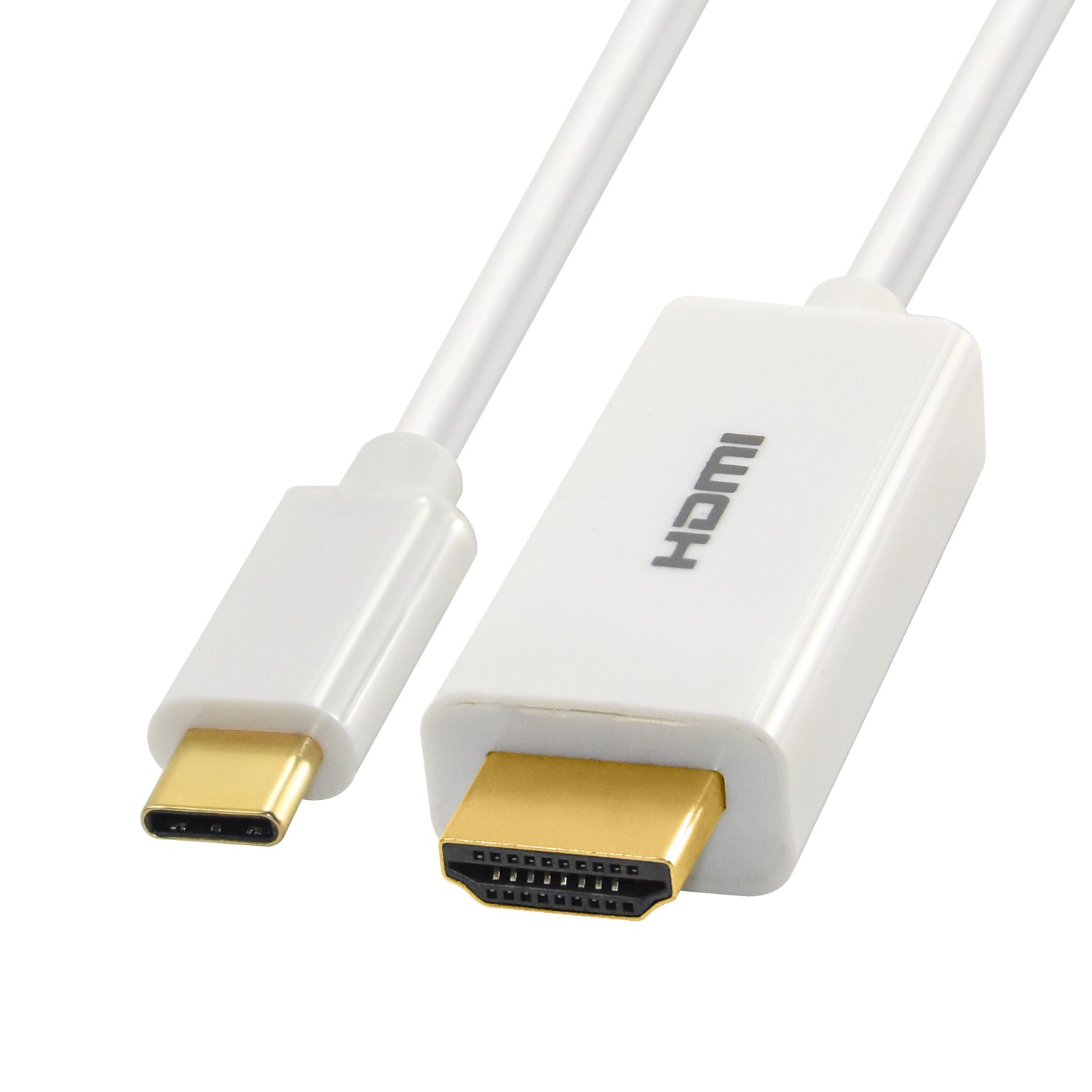 ASTROTEK USB-C male to HDMI male cable, white color, gold plating, support 4k@60hz - SuperSaverAU - view 1