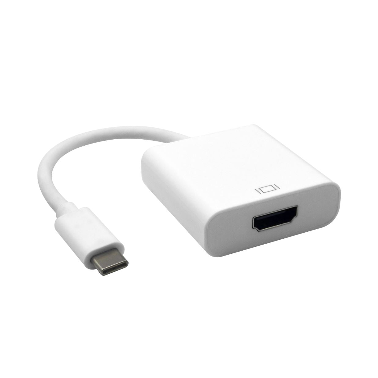 ASTROTEK Thunderbolt USB 3.1 Type C USB-C to HDMI Video Adapter Converter Male to Female for Apple Macbook Chromebook Pixel White - SuperSaverAU - view 1