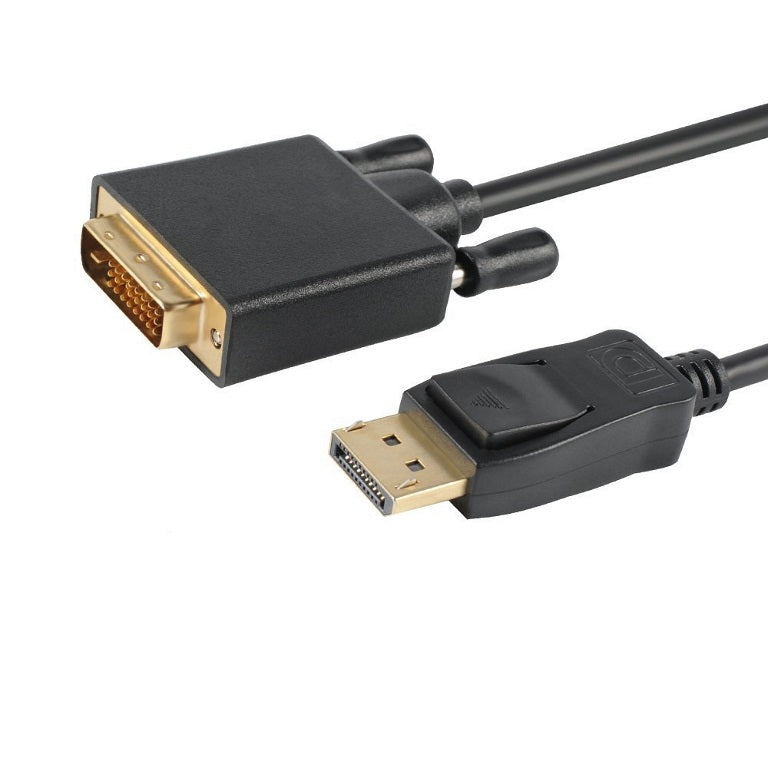 ASTROTEK DisplayPort DP to DVI-D Male to Male Cable 2m 24+1 Gold plated Supports video resolutions up to 1920x1200/1080P Full HD @60Hz - SuperSaverAU - view 1