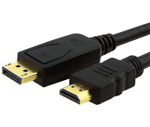 ASTROTEK DisplayPort DP to HDMI Adapter Converter Cable 1m - Male to Male 1080P Gold-Plated for PC/Laptop to HDTVs Projectors Displays 20P M - 19P AM - SuperSaverAU - view 1