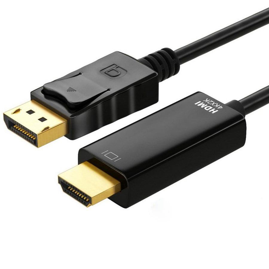 ASTROTEK DisplayPort DP Male to HDMI Male Cable 4K Resolution For Laptop PC to Monitor Projector HDTV Video Cable 5M - SuperSaverAU - view 1
