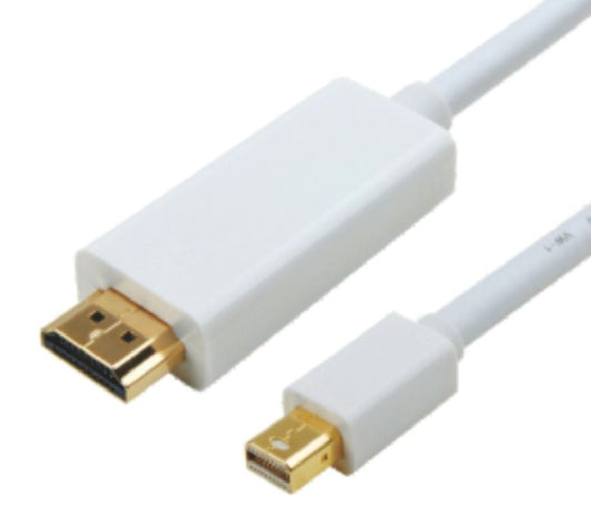 ASTROTEK Mini DisplayPort DP to HDMI Cable 5m - 20-Pin Male to 19-Pin Male Gold Plated