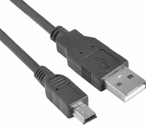 ASTROTEK USB 2.0 Cable 1m - Type A Male to Mini B 5 pins Male Black Colour RoHS - SuperSaverAU - view 1