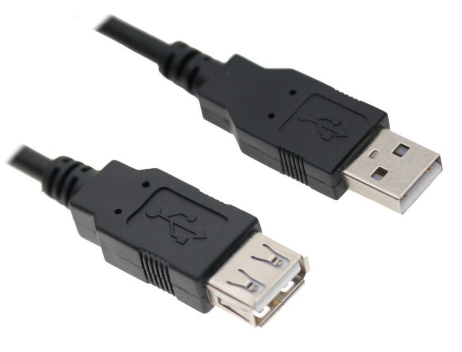 ASTROTEK USB 2.0 Extension Cable 30cm - Type A Male to Type A Female Transparent Colour RoHS CBAT-USB2-AA-1.8M - SuperSaverAU - view 1