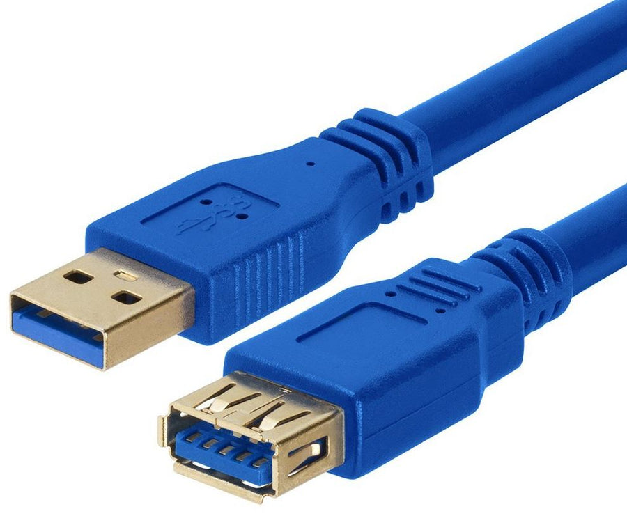 ASTROTEK USB 3.0 Extension Cable 1m - Type A Male to Type A Female Blue Colour - SuperSaverAU - view 1