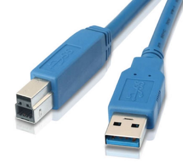 ASTROTEK USB 3.0 Printer Cable 1m - AM-BM Type A to B Male to Male Blue Colour for External HDD Printer Scanner Docking Station CBAT-USB3-AB-2M - SuperSaverAU - view 1