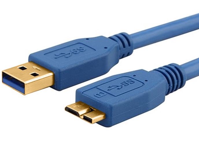 ASTROTEK USB 3.0 Cable 2m - Type A Male to Micro B Blue Colour - SuperSaverAU - view 1