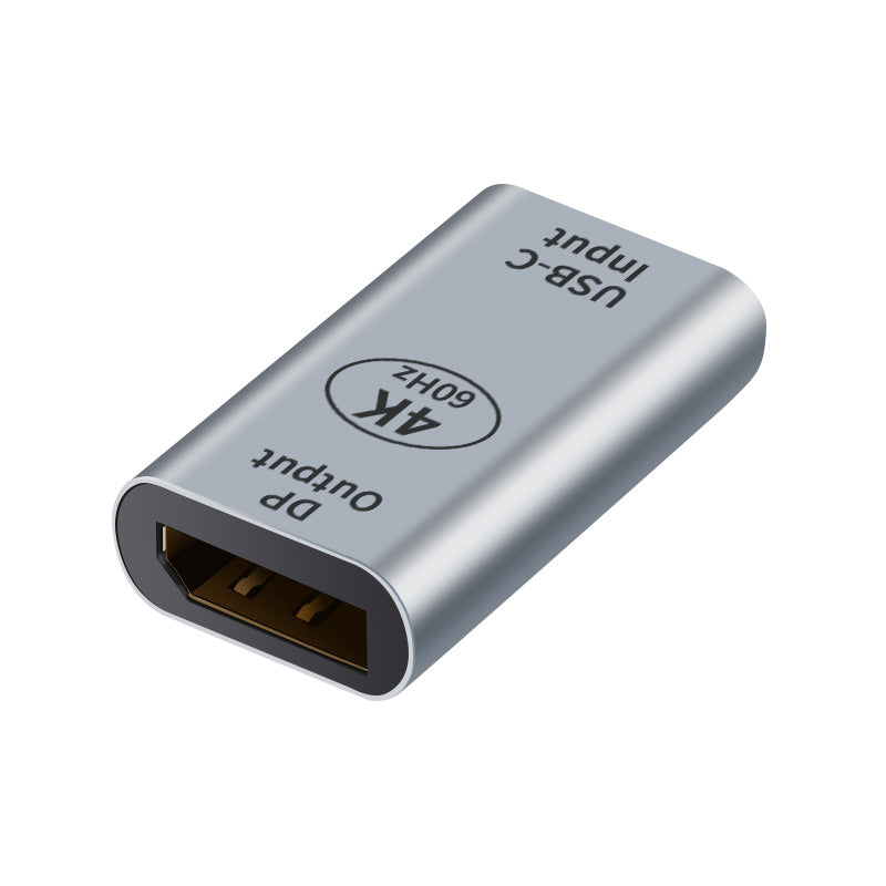 ASTROTEK USB-C to DP DisplayPort Female to Female Adapter support 4K@60Hz Aluminum shell Gold plating for Windows Android Mac OS - SuperSaverAU - view 1
