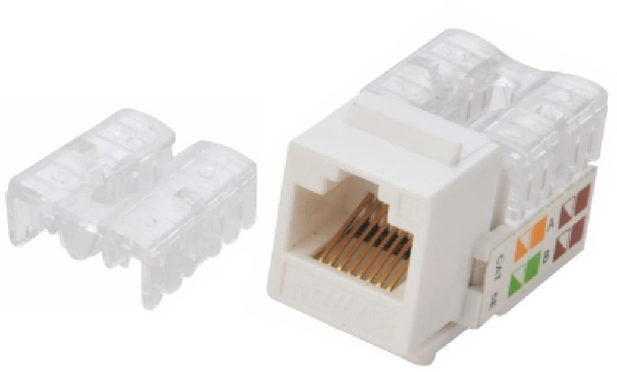ASTROTEK CAT6 UTP Keystone Jack Socket Kit 10pcs Poly Bag White - SuperSaverAU - view 1
