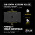 CORSAIR QL140 RGB Dual Fan Kit with Lighting Node Core, ICUE, Anti Vibration, Low-Noise 140 mm Fan Blade, RGB LED PWM Fan 26dBA, 502 CFM, 2 Fan Pack - SuperSaverAU - view 5