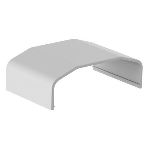 BRATECK Cable Cover, ABS, 64x21.5x40mm, White, Snap-On Installation - SuperSaverAU - view 1