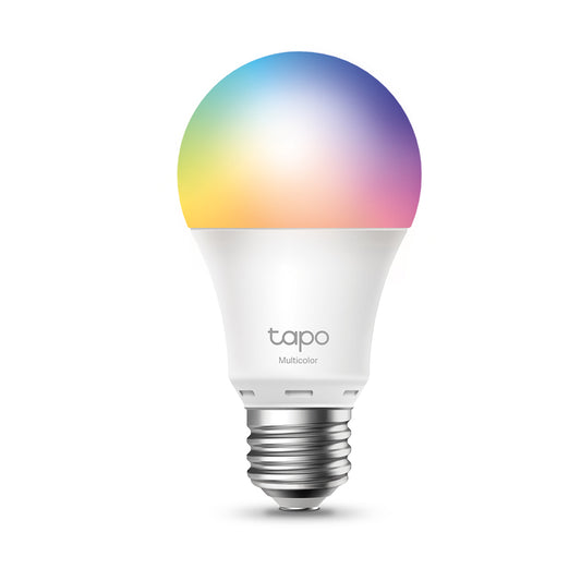 TP-Link Tapo Smart Wi-Fi Light Bulb, Multicolour B22/E27, Voice Control, No Hub Required