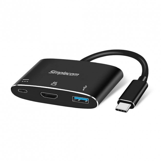 SIMPLECOM DA310 USB 3.1 Type C to HDMI USB 3.0 Adapter with PD Charging (Support DP Alt Mode and Nintendo Switch) - SuperSaverAU - view 1