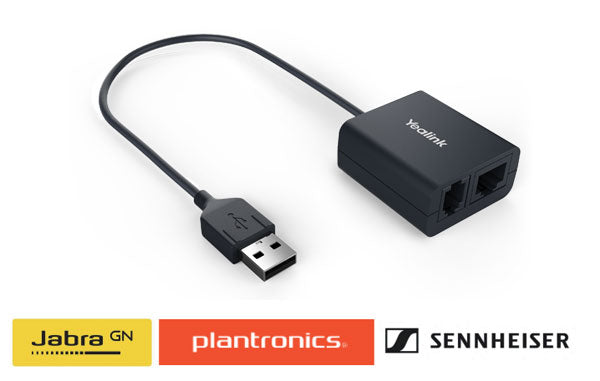 YEALINK EHS40 Wireless Headset Adapter Suits Plantronics/Jabra/Sennheiser Headsets - SuperSaverAU - view 1