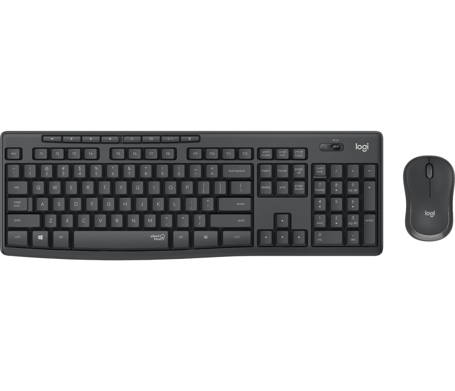 Logitech MK295 Wireless Silent Keyboard and Mouse Combo 2.4GHz Nano USB Receiver - SuperSaverAU - view 1