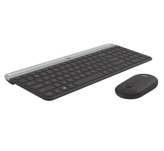 LOGITECH MK470 Slim Wireless Keyboard Mouse Combo Nano Receiver 1 Yr - SuperSaverAU - view 1