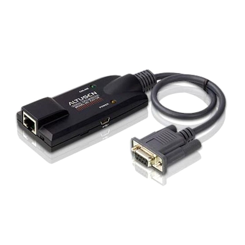 ATEN KVM Cable Adapter with RJ45 to Serial Console to suit KN21xxV, KN41xxV, KN21xx, KN41xx, KM series - SuperSaverAU - view 1