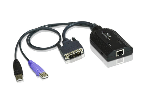 ATEN KVM Cable Adapter with RJ45 to DVI, USB for KH, KL, KM and KN series - SuperSaverAU - view 1