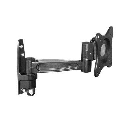 Brateck Single Monitor Wall Mount tilting & Swivel Wall Bracket Mount Vesa 75mm/100mm For most 13''-27' LED, LCD flat panel TVs; up to 15kg - SuperSaverAU - view 1