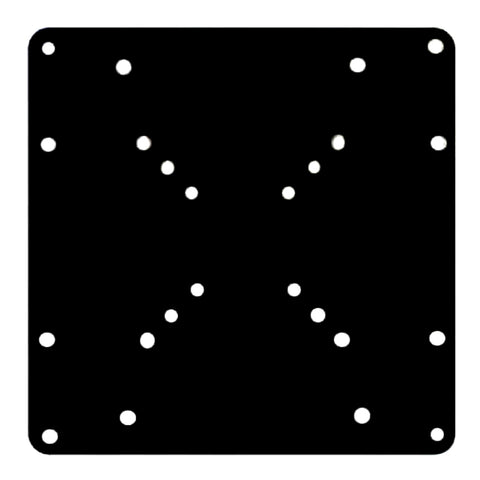 Brateck LCD 200X200 VESA Extension Plate Fit most 23'- 42' LED, LCD, Plasma flat panel TVs , Weight Capacity Up to 30kg - SuperSaverAU - view 1