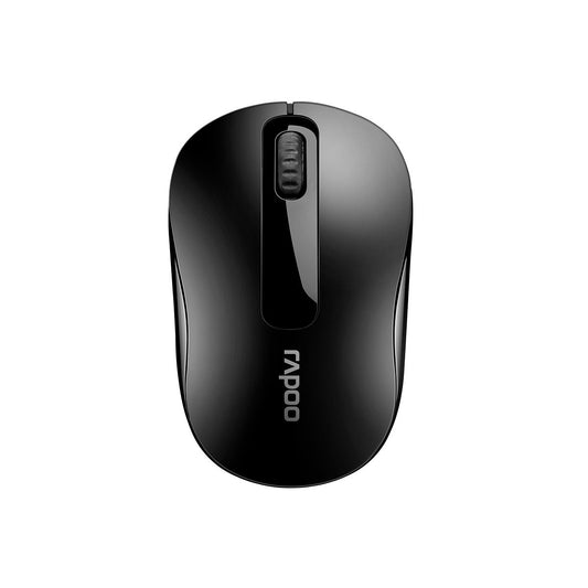 RAPOO M10 PLUS Wireless Optical Mouse Black - 1000dpi, 10m Range, 9 Months Battery