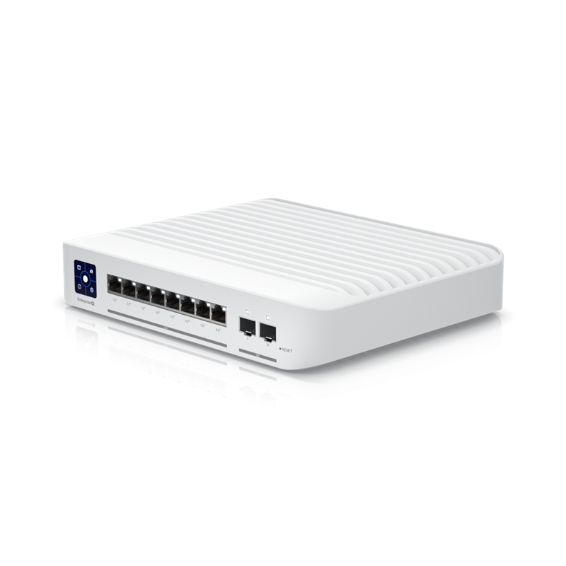 UBIQUITI Switch Enterprise 8-port PoE+ 8x2.5GbE, Ideal For Wi-Fi 6 AP, 2x 10g SFP+ Ports For Uplinks, Managed Layer 3 Switch - SuperSaverAU - view 1