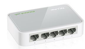 TP-LINK SF1005D 5port Switch 10/100m Desktop Plastic Case - SuperSaverAU - view 1