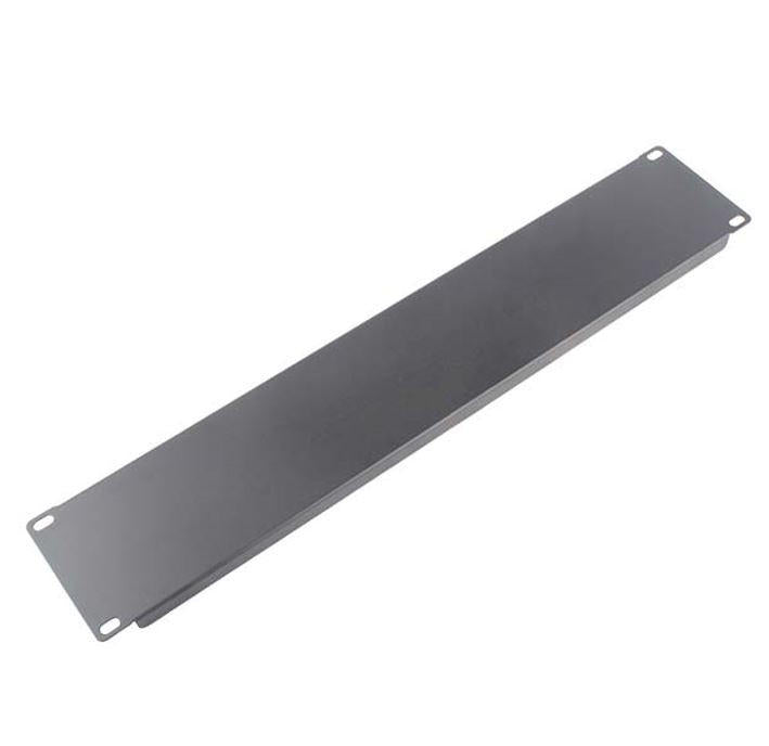 LDR 2U 19' Blanking Panel - Rack Mountable 19' - Black Metal Construction - SuperSaverAU - view 1