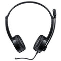 RAPOO H100 Wired Stereo Headsets - HD Voice Rotary Microphone Volume Adjustment 3.5mm - SuperSaverAU - view 2